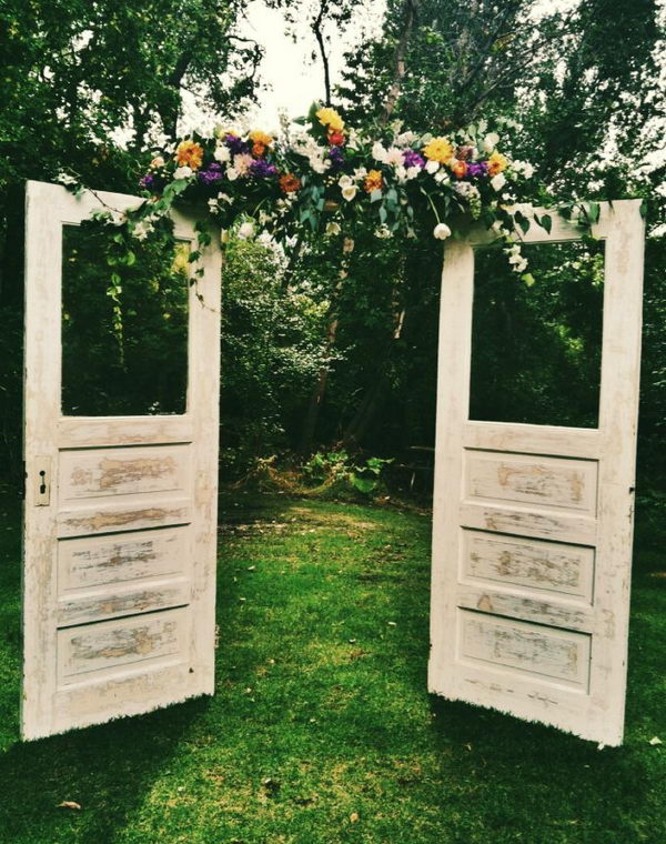 Homemade Wooden Wedding Arches 20 cool wedding arch ideas - ideastand