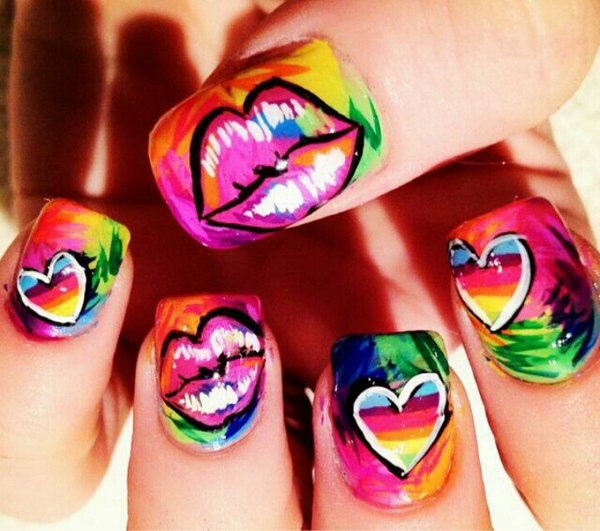 Sweet Kiss Nail Art Designs 2022