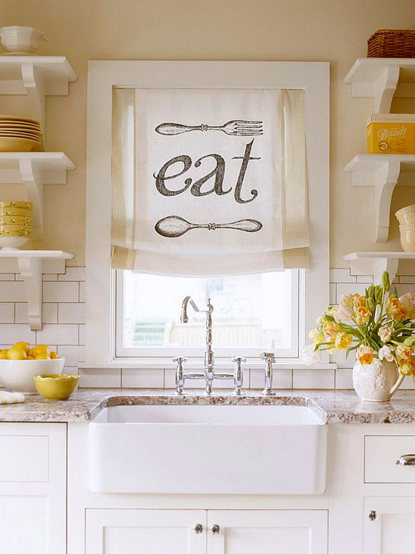 Simple Kitchen Window Treatments creative kitchen window treatment ideas 2017 Simple Kitchen Window Treatments creative kitchen window treatment ideas 2017