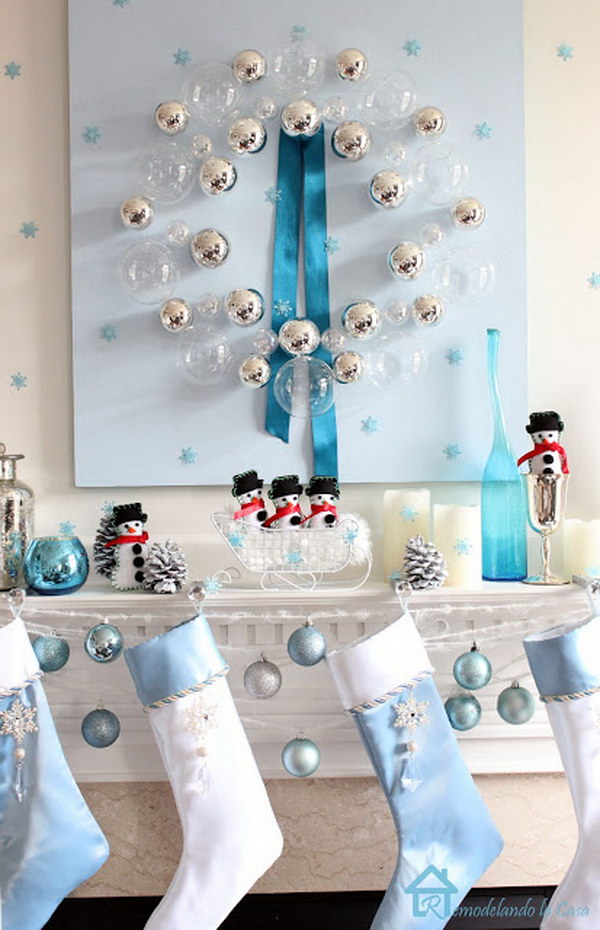 Gorgeous Christmas Mantel Decoration Ideas Tutorials