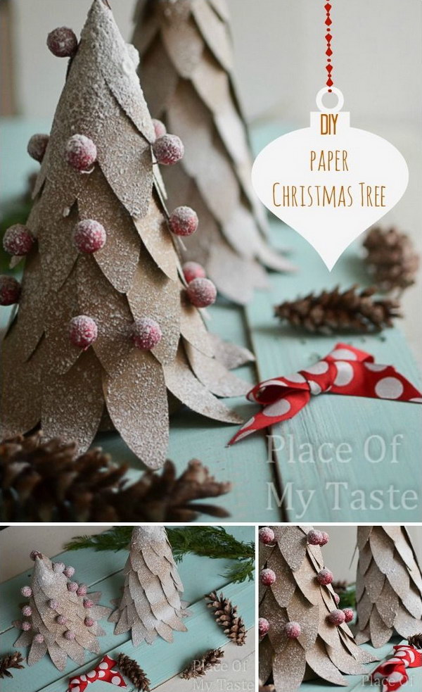 25 DIY Rustic Christmas Decoration Ideas & Tutorials 2017