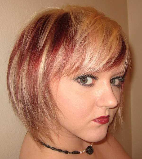 Blonde With Red Hairstyles 115