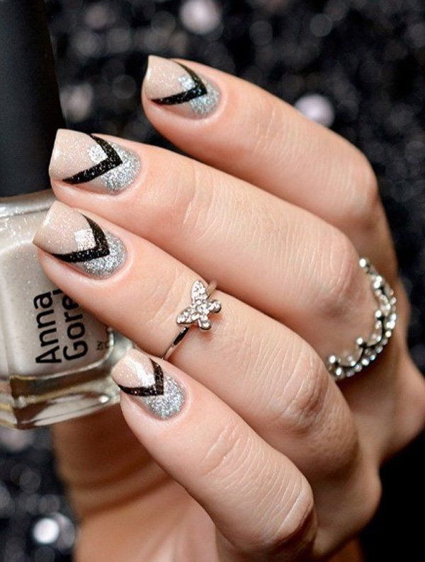 70+ Stunning Glitter Nail Designs 2017