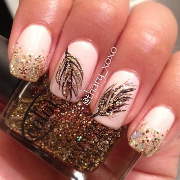 70-stunning-glitter-nail-designs-2017