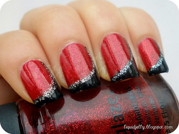 Red and Black Nail Art Designs - wide 8