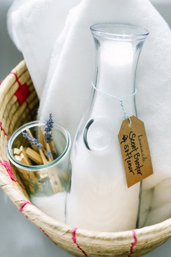 Homemade Fabric Softener Recipes &Tutorials