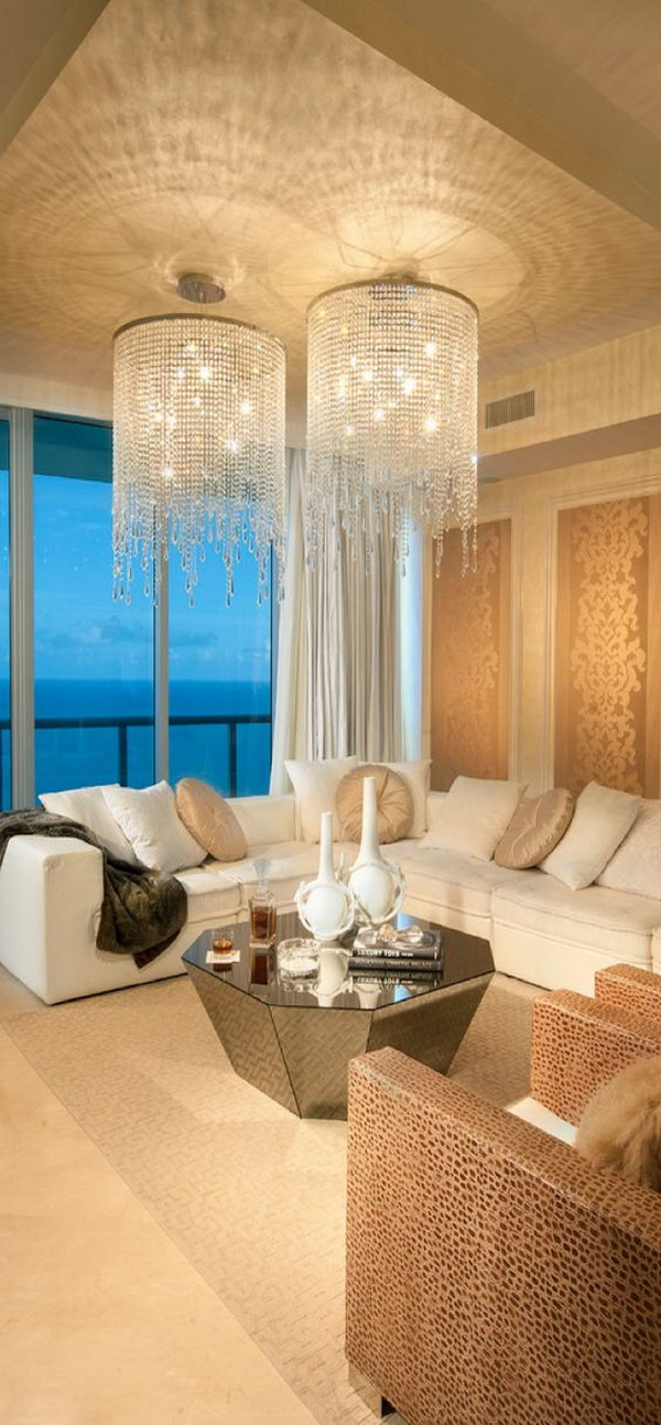 living elegant chandeliers rooms fashionably modern designs beige luxury chandelier lighting impressive luxe interior inspiration decor decoholic happy spaces tenants