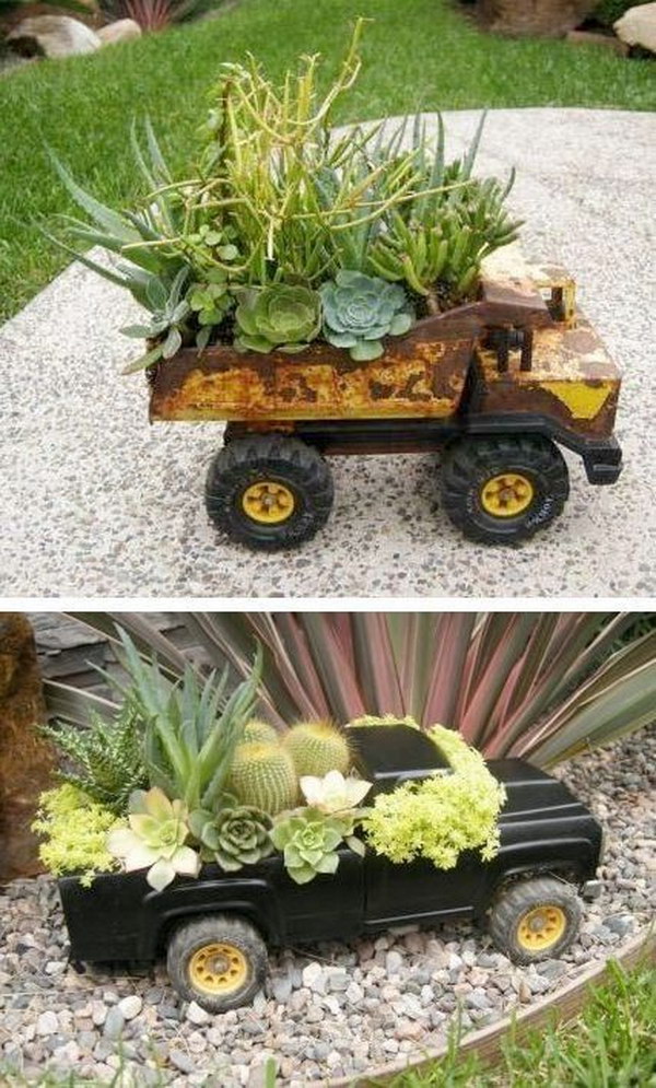 Truck Succulent Planter. 