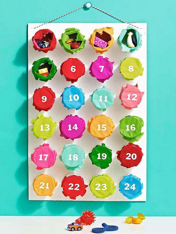 DIY Christmas Countdown Calendar Ideas Tutorials 2017