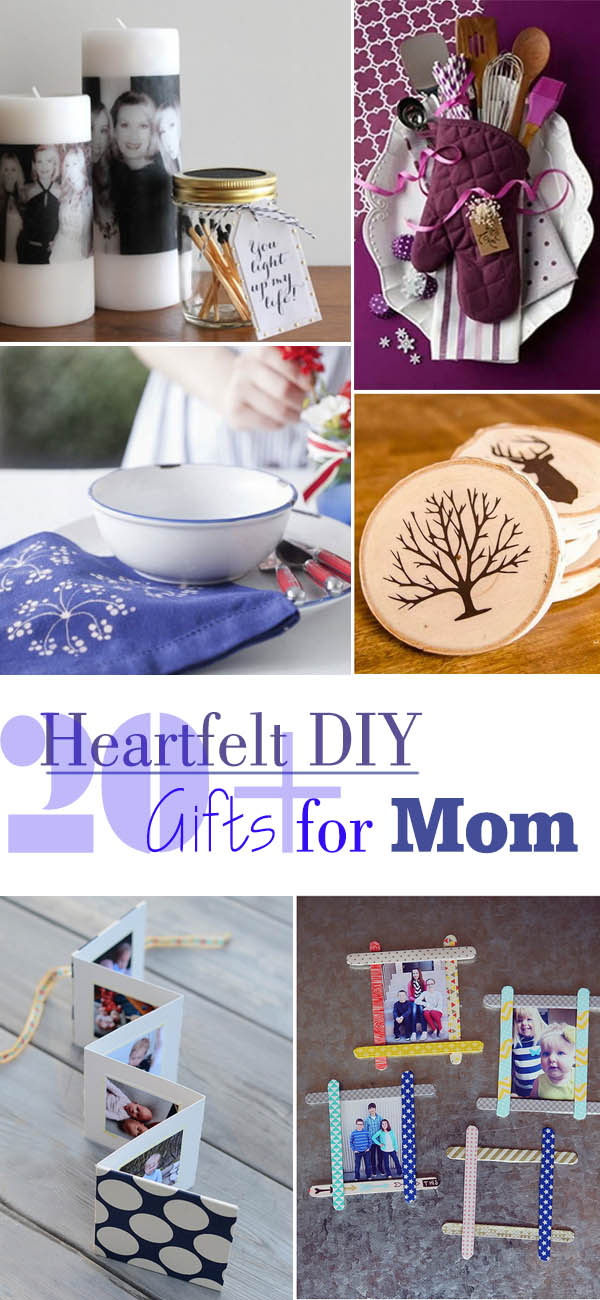 20+ Heartfelt DIY Gifts for Mom 2017