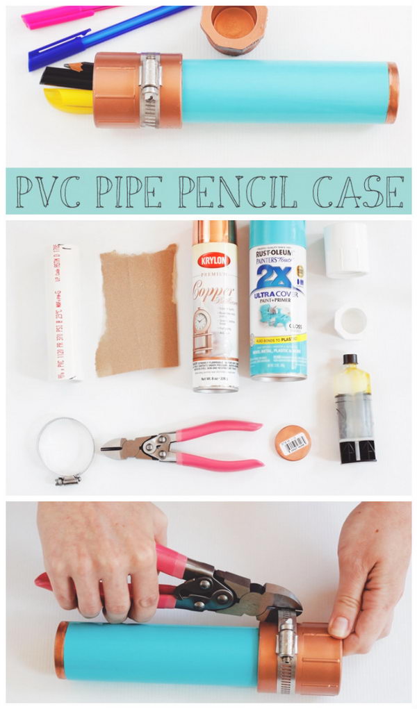 Cool Pencil Case Out of PVC Pipe. 