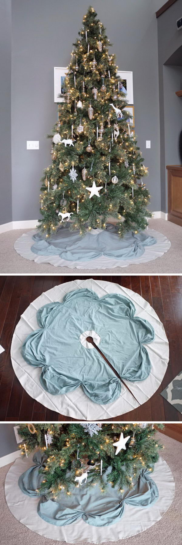 35 DIY Christmas Tree Skirt Ideas 2022