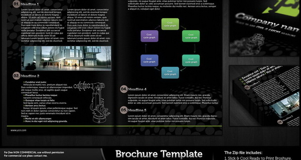 brochure design, brochure template psd file