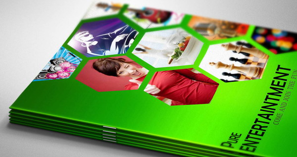 entertainment flyer psd template