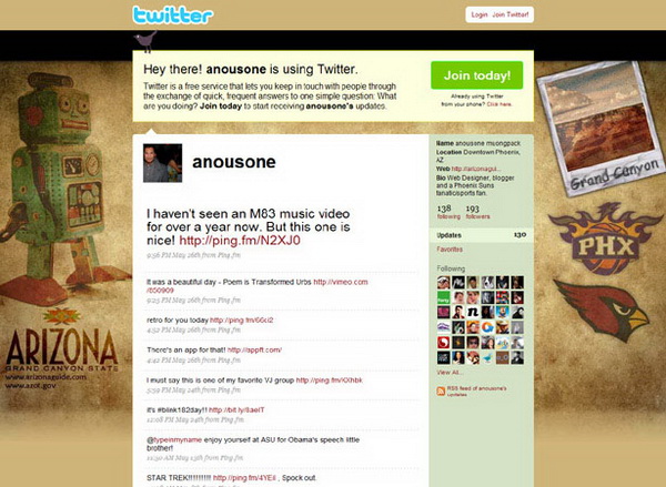 layouts for twitter, twitter layouts anousone
