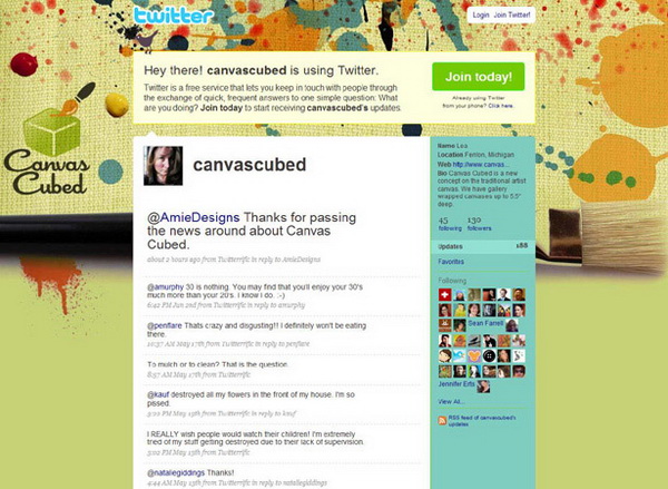 layouts for twitter, twitter layouts canvas cubed