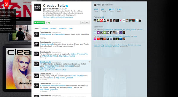 twitter design, twitter layouts creative suite