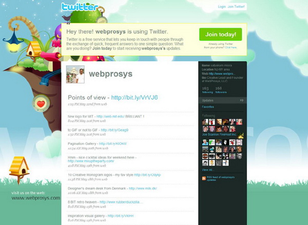 layouts for twitter, twitter layouts webprosys
