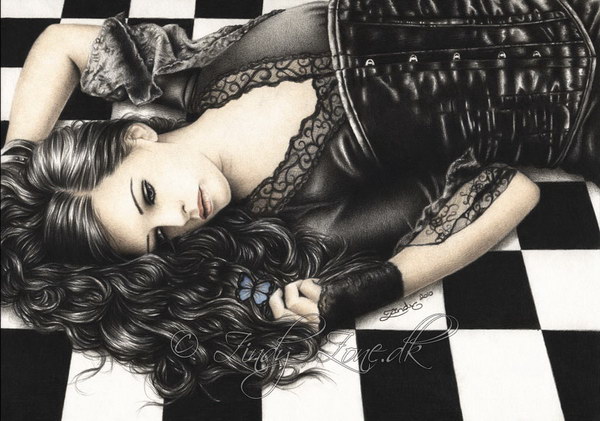 pencil drawing dark hope