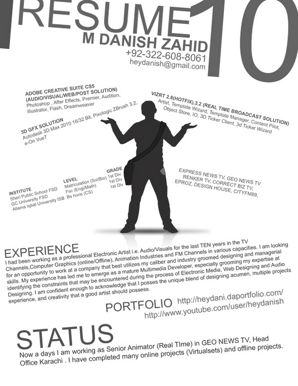 creative resume 36