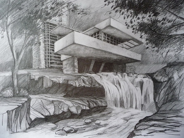 lake house drawings