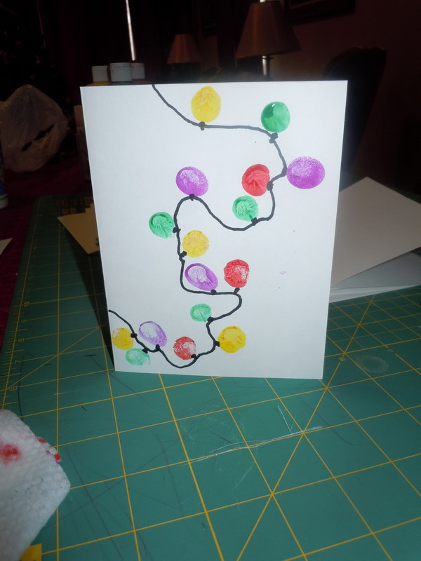 fingerprint christmas card 34