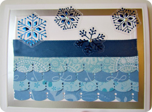 scalloped christmas card 23