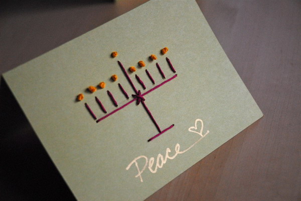 stitched christmas card 20