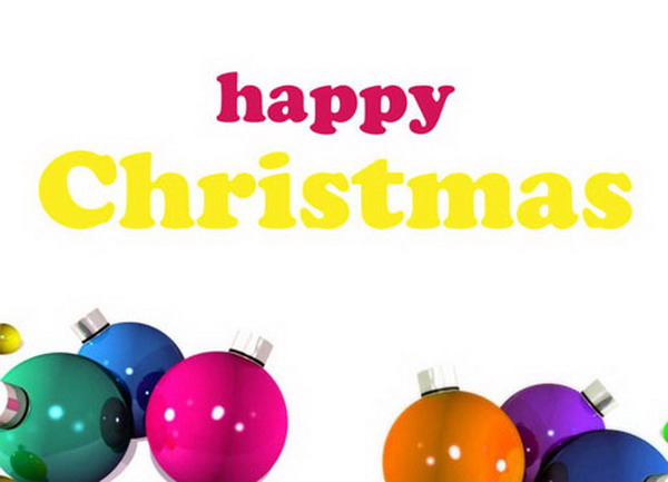 christmas baubles card 35