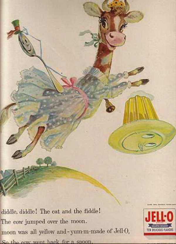jell o ad cow jumped over the moon 32 