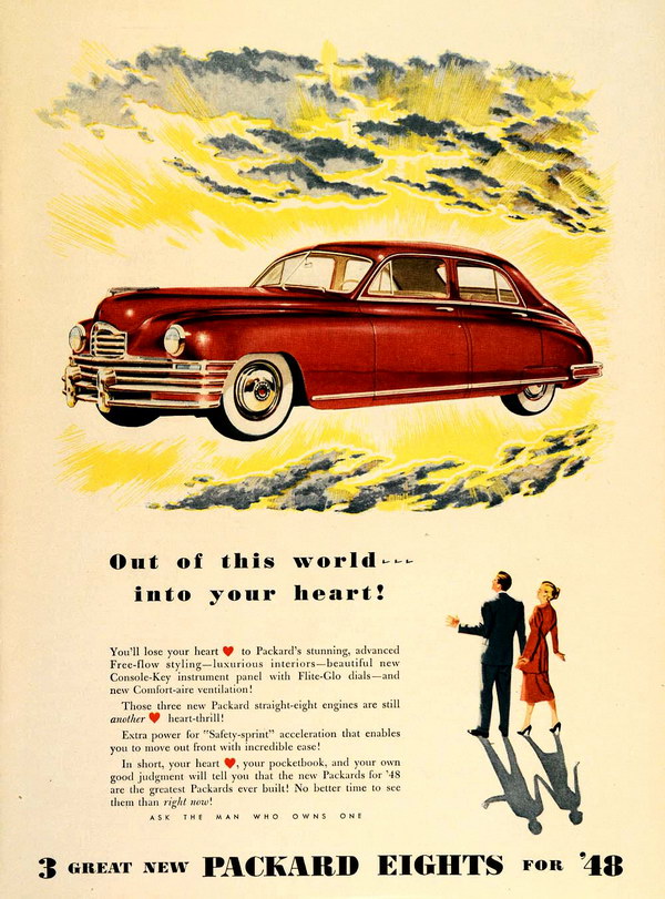 vintage car ad 1948 packard 4 