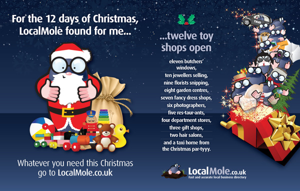 localmole christmas print advertising 43