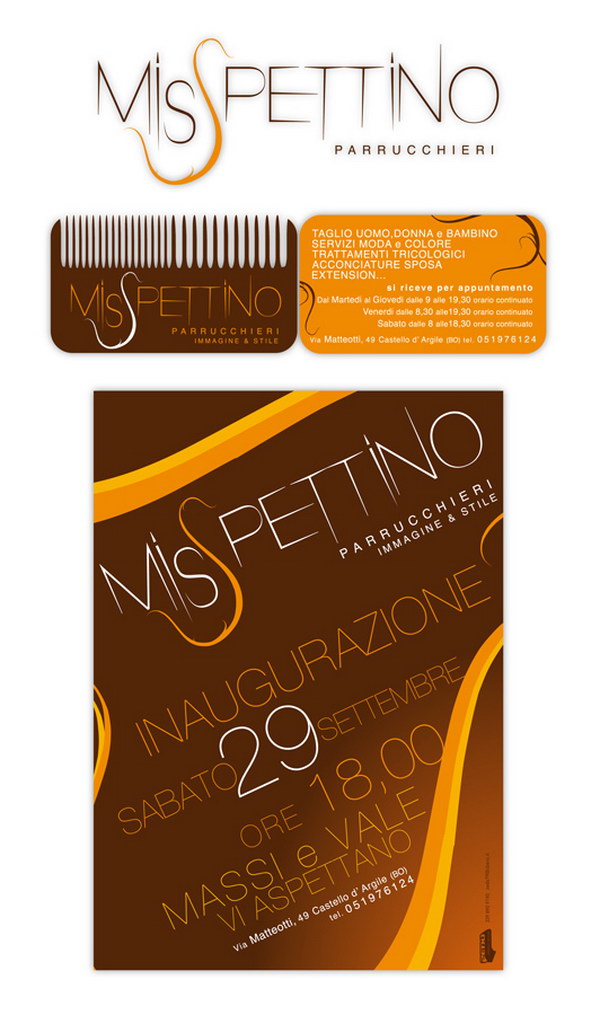comb business card 25