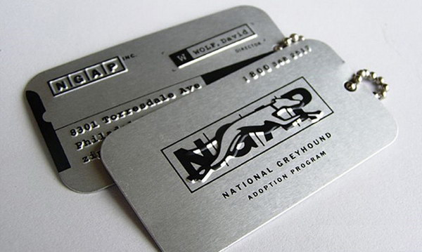 dog tags business card 20