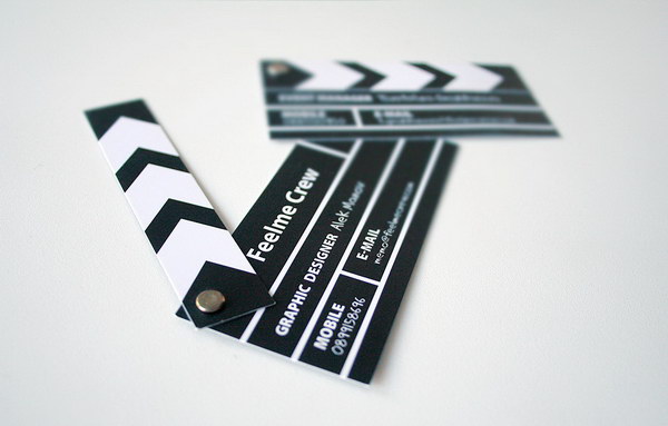 film cut business card 21
