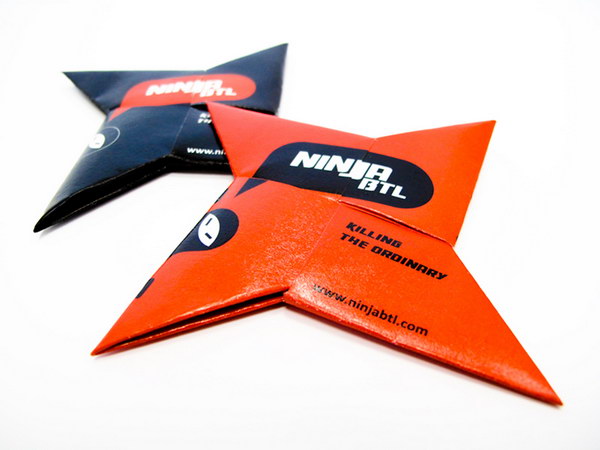 ninja star business card 24