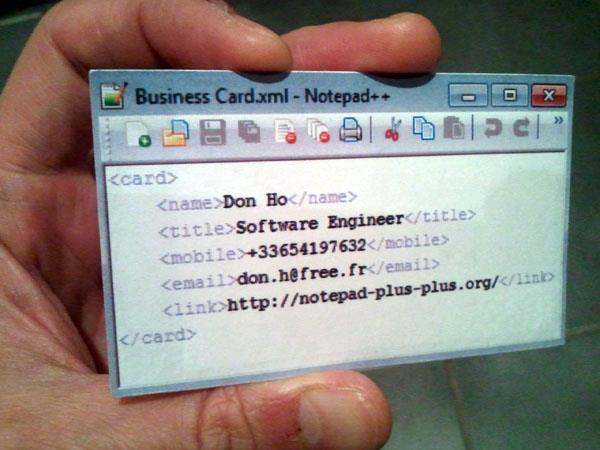 programmers business card 2