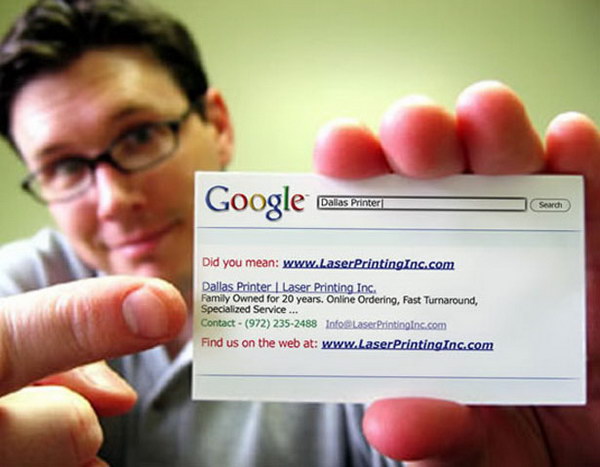 show your url on a business card 16