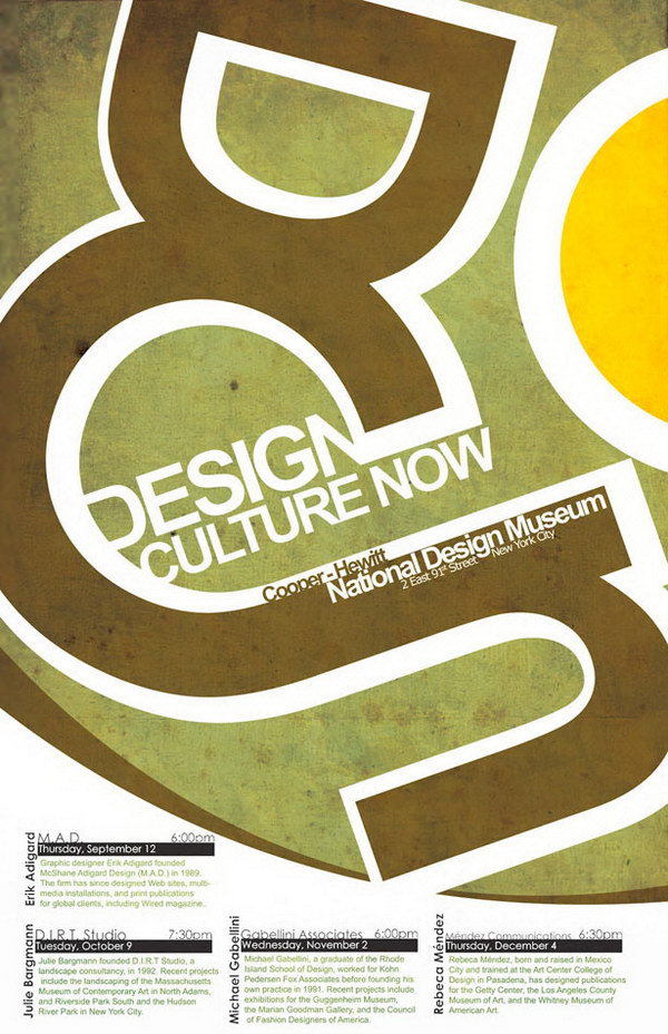 design culture now typographic poster 20