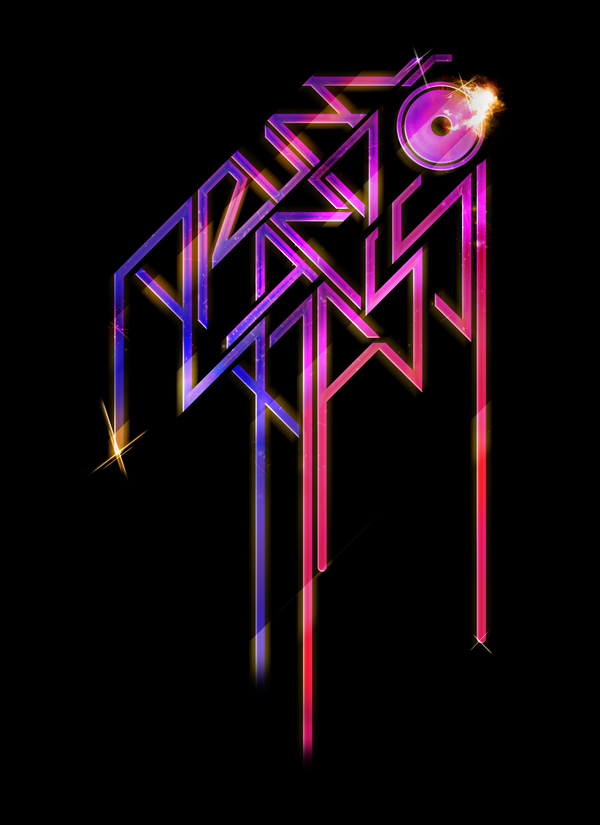 drum bass typographic poster 49