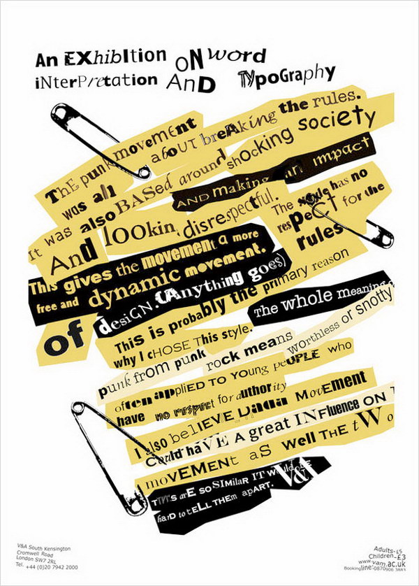 punk typography poster 2