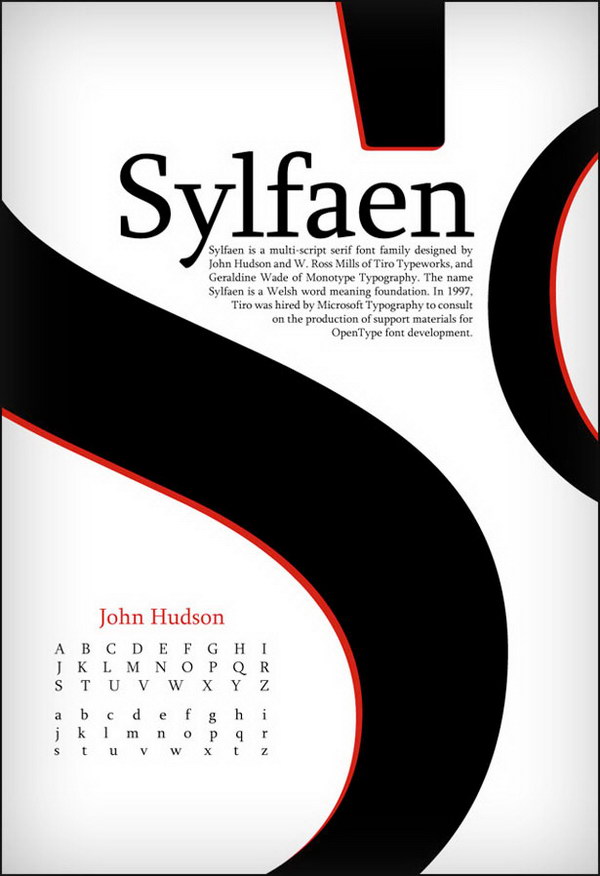 sylfaen type poster 14