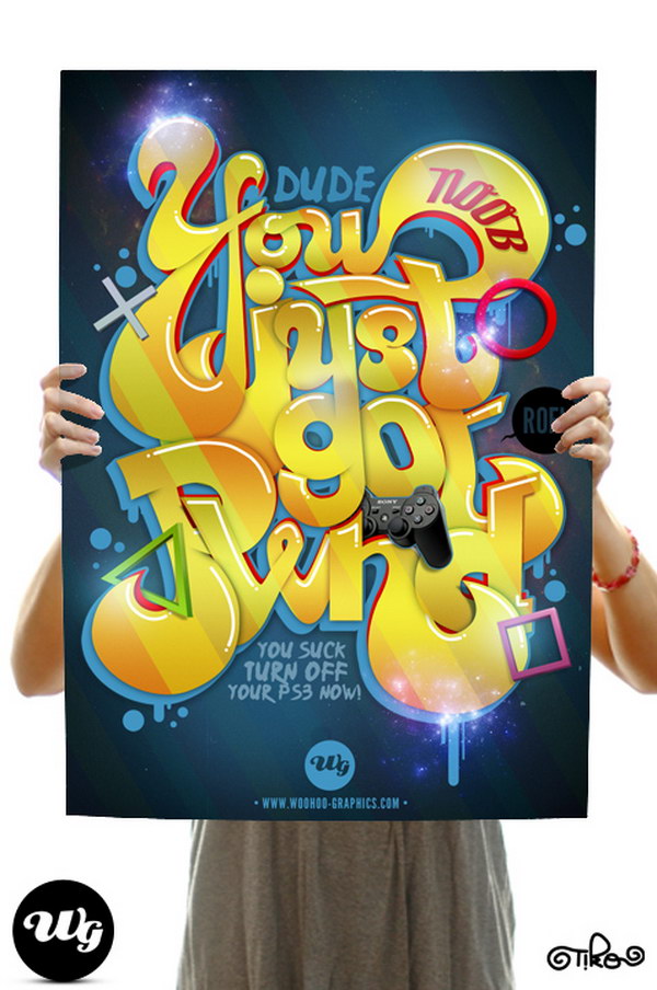 typography poster pwnd 31