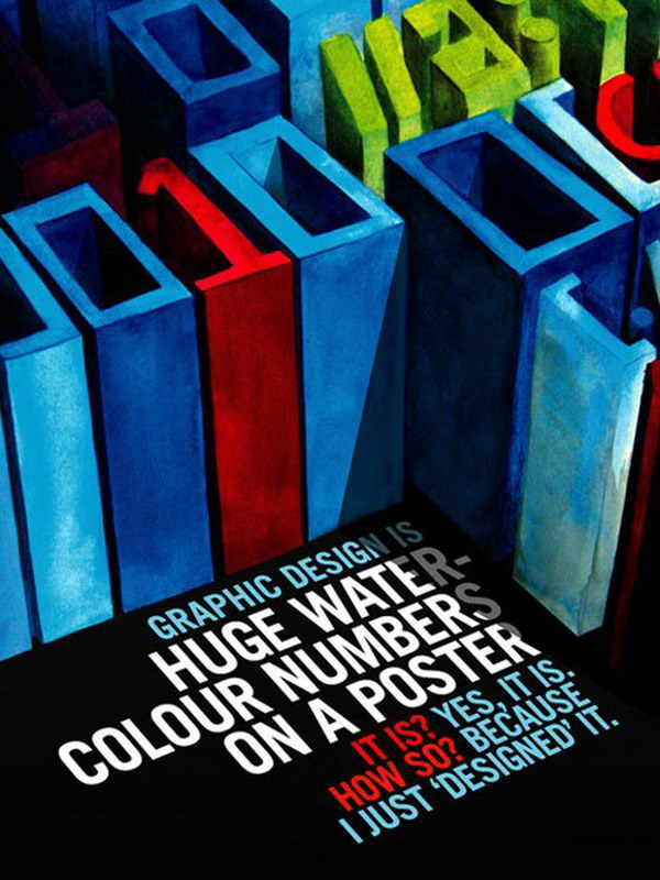 watercolor typography poster 50