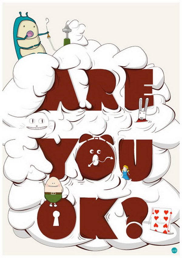 wonderland of type poster 1