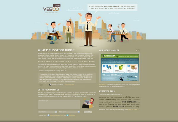 illustration website design 46