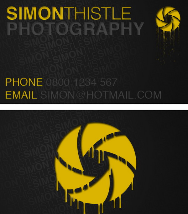 photography business cards 51 
