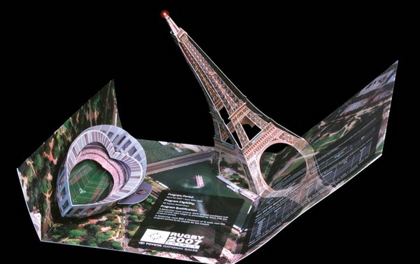 3d pop up paris brochure 2