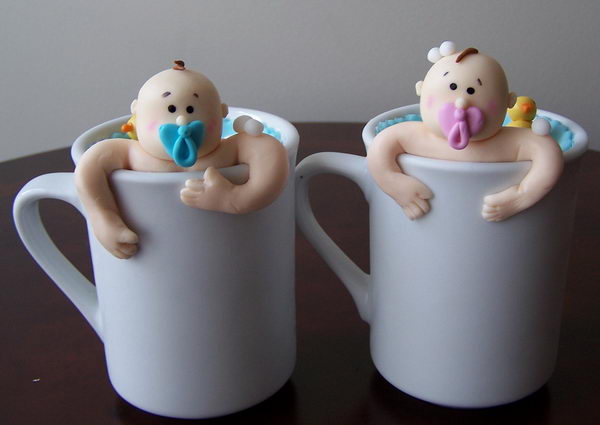 baby shower cupcake decor 35