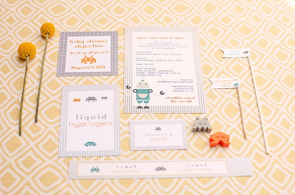 robot baby shower idea 3